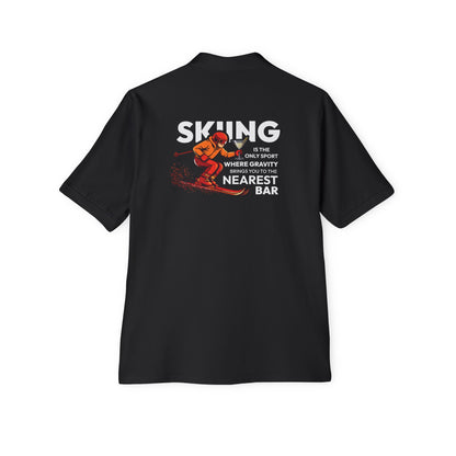 Skiing Nearest Bar Polo Shirt