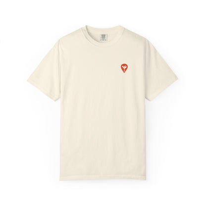 Wind & Sailing T-Shirt in Ivory, front with Nearest Bar chest logo