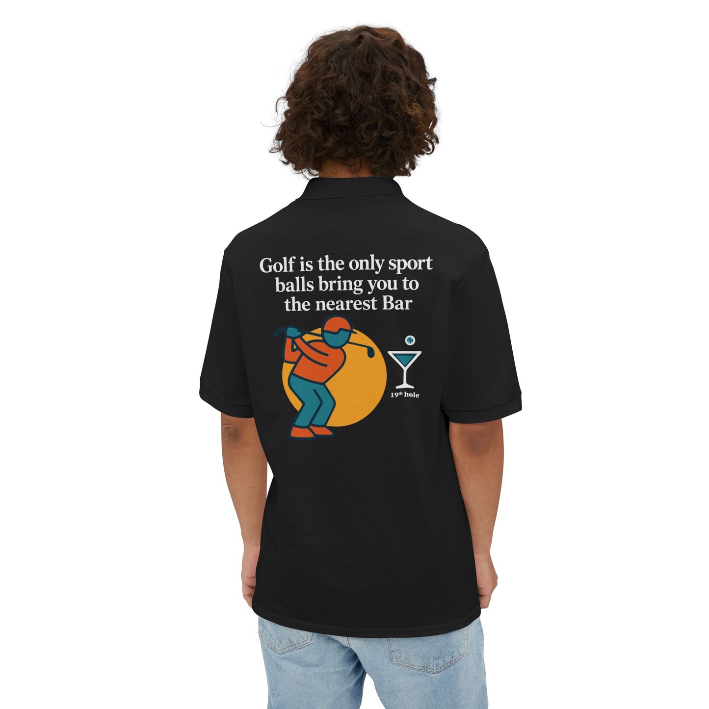 19th Hole Golf Polo Shirt – Nearest Bar