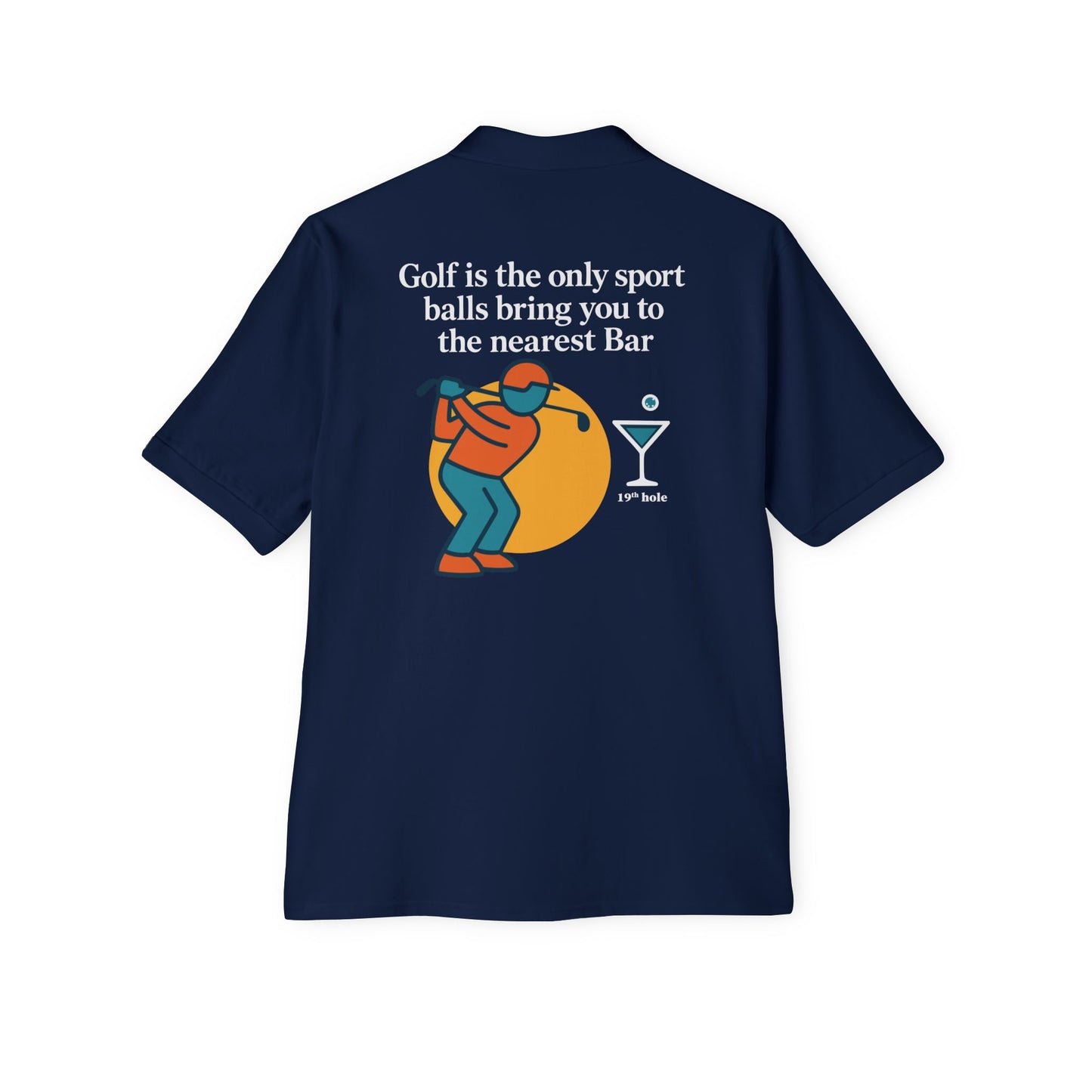 19th Hole Golf Polo Shirt – Nearest Bar