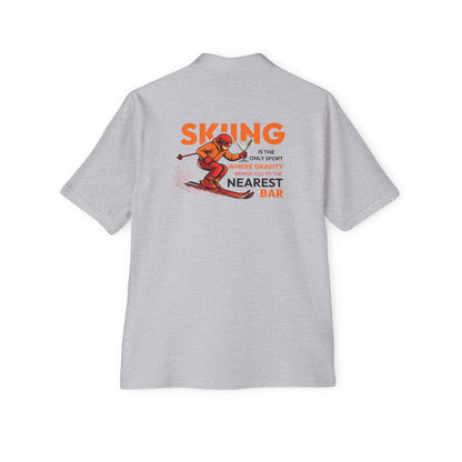 Skiing Nearest Bar Polo Shirt