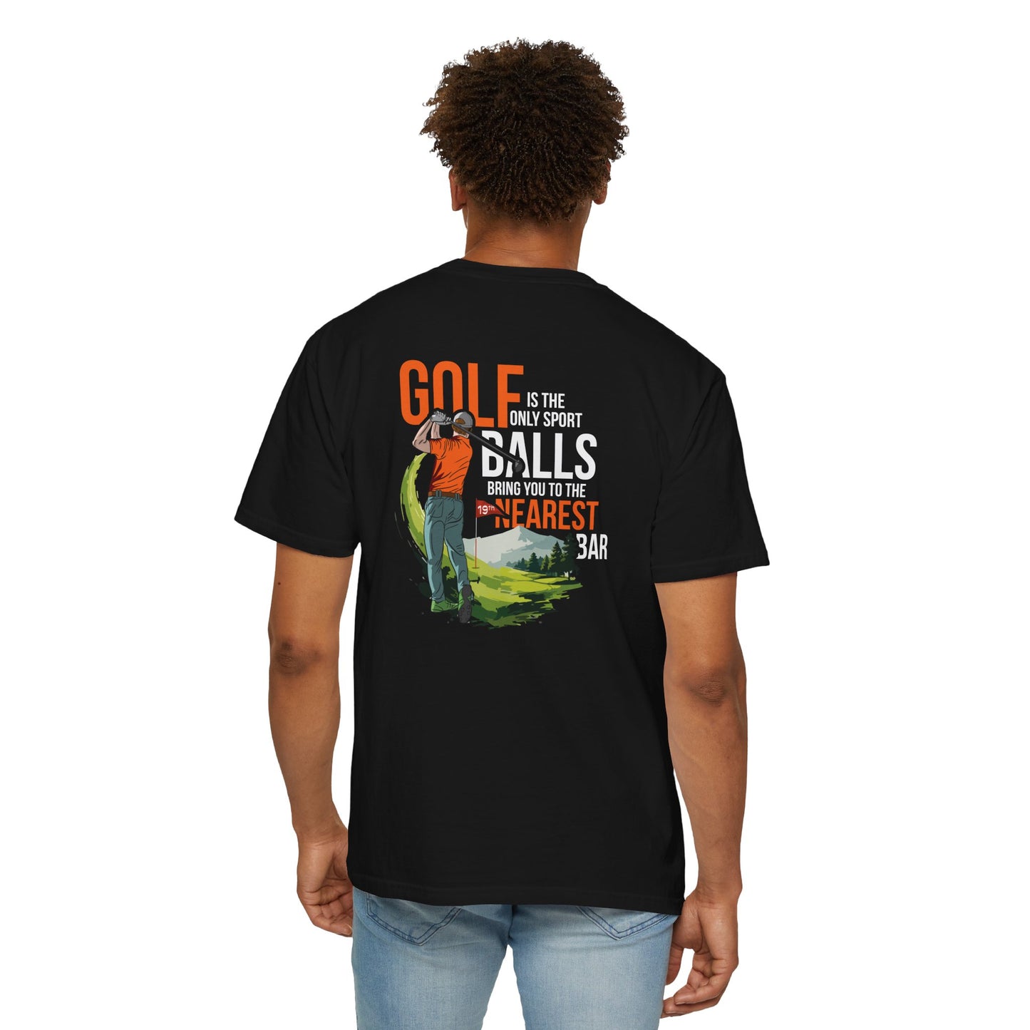 Golf Nearest Bar Heavyweight T-Shirt