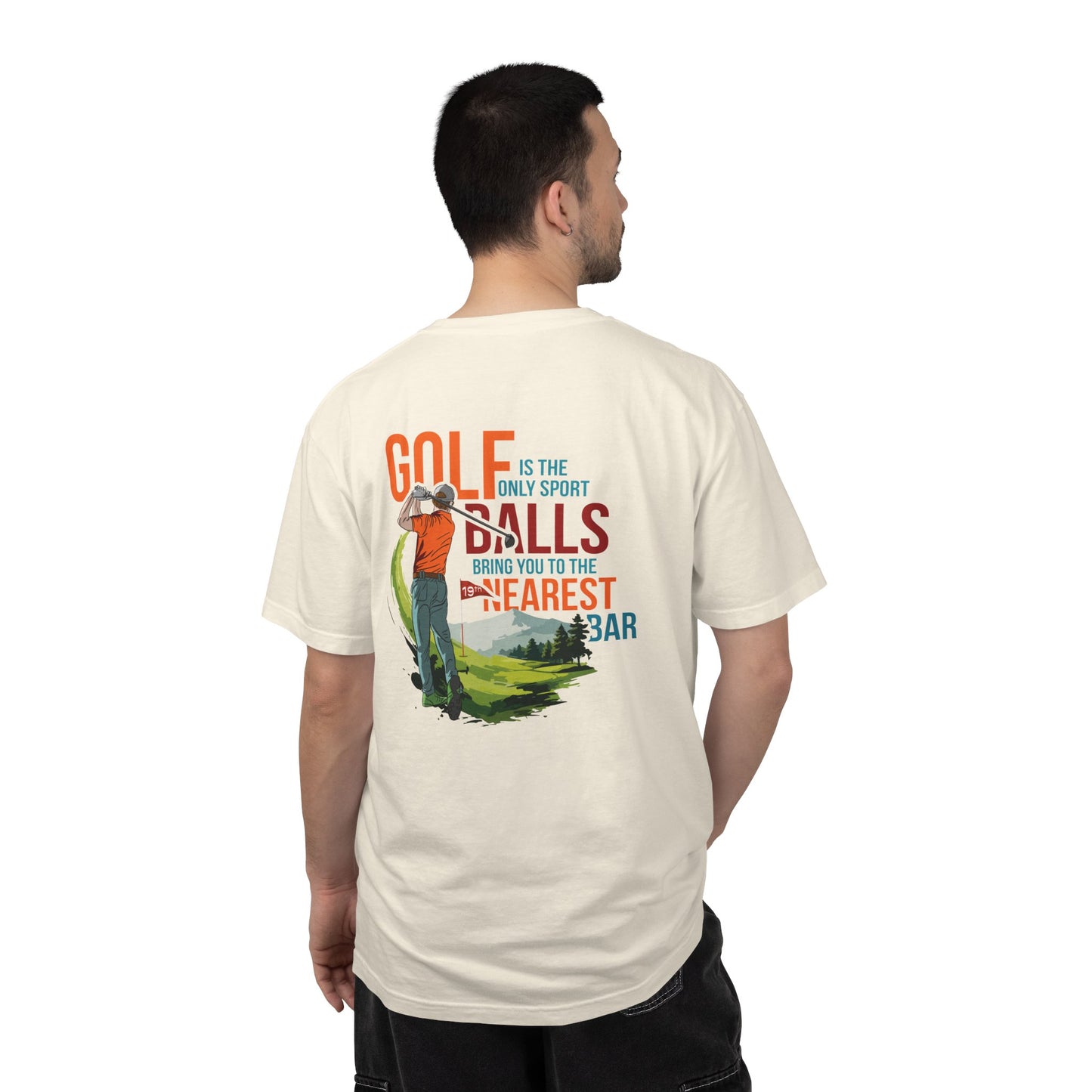 Golf Nearest Bar Heavyweight T-Shirt