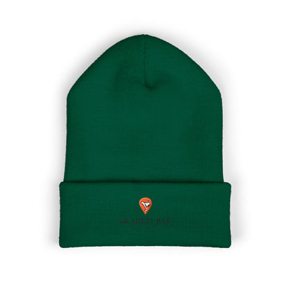 Nearest Bar Knit Cap (Light Colors) in Spruce, flat front