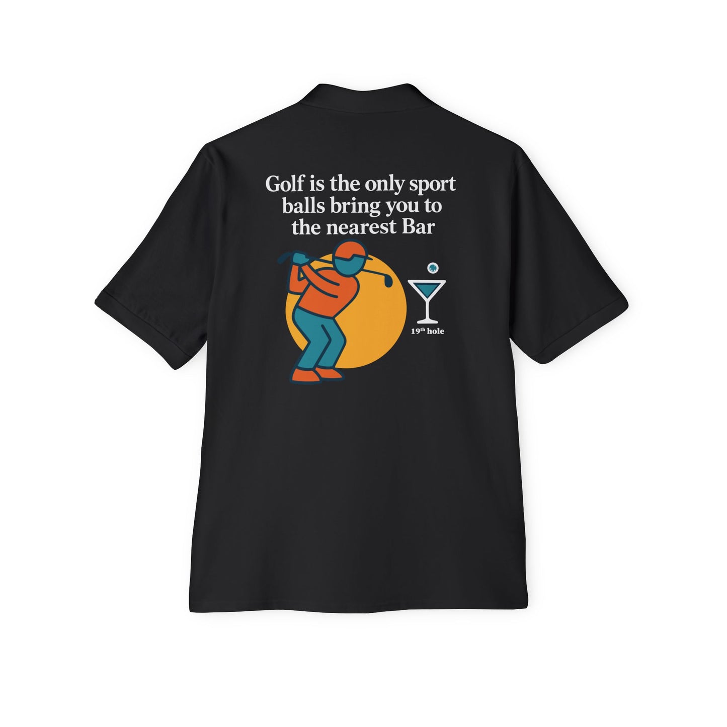 19th Hole Golf Polo Shirt – Nearest Bar