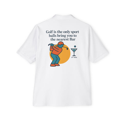 19th Hole Golf Polo Shirt – Nearest Bar