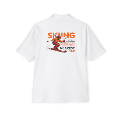 Skiing Nearest Bar Polo Shirt