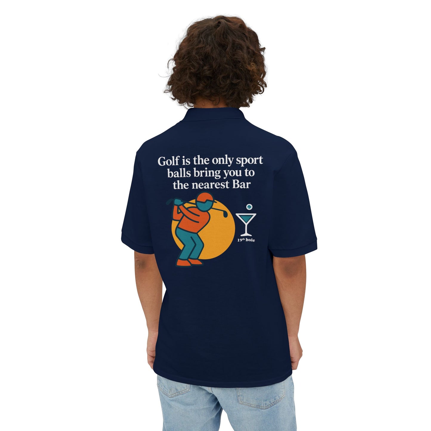 19th Hole Golf Polo Shirt – Nearest Bar