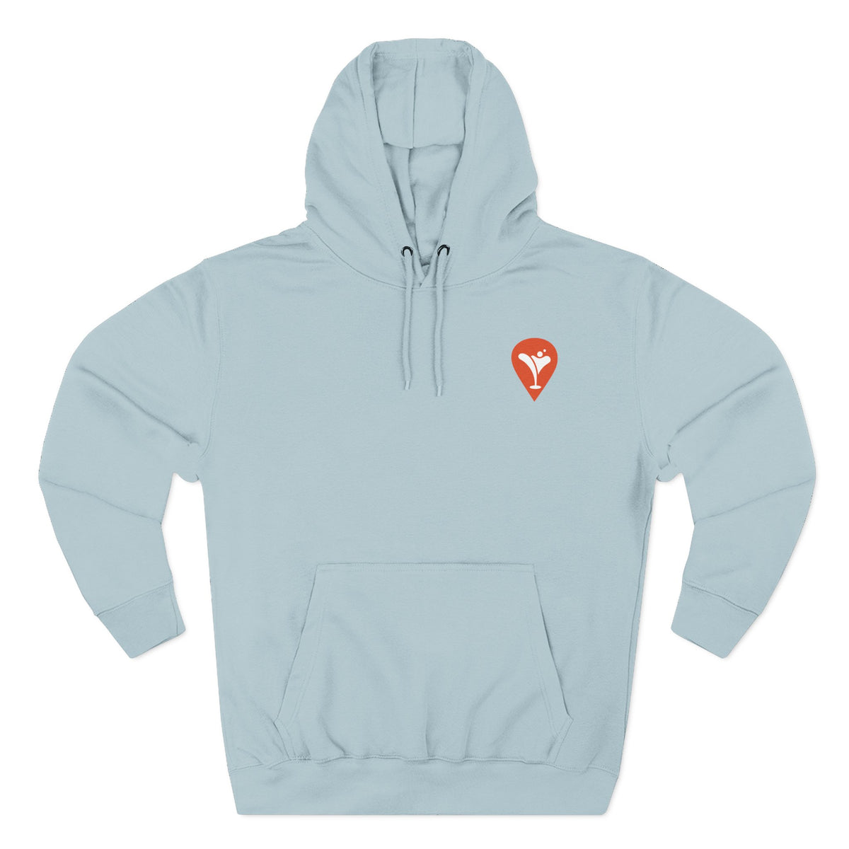Golf Is the Only Sport Fleece Hoodie in Blue Mist, flat front