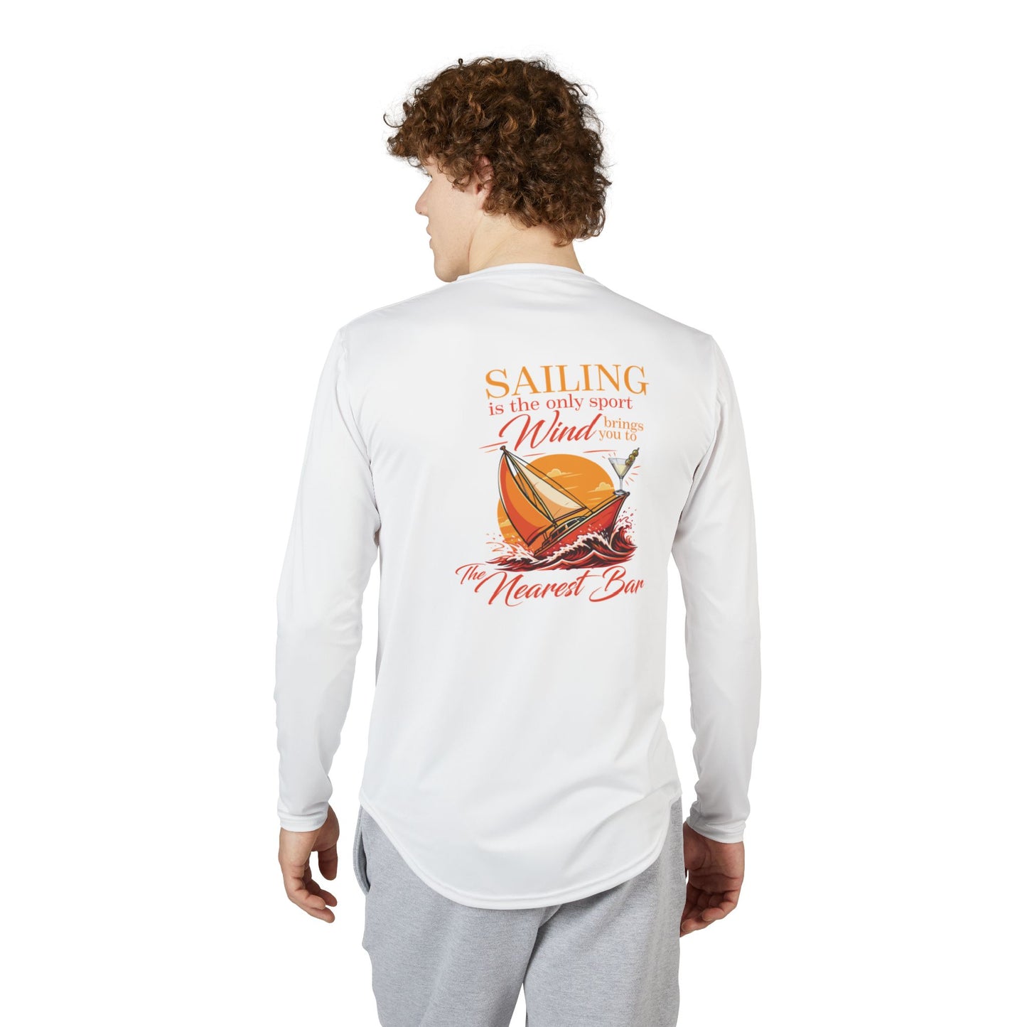 Men’s Sailing UV Protection Long Sleeve Shirt | Nearest Bar