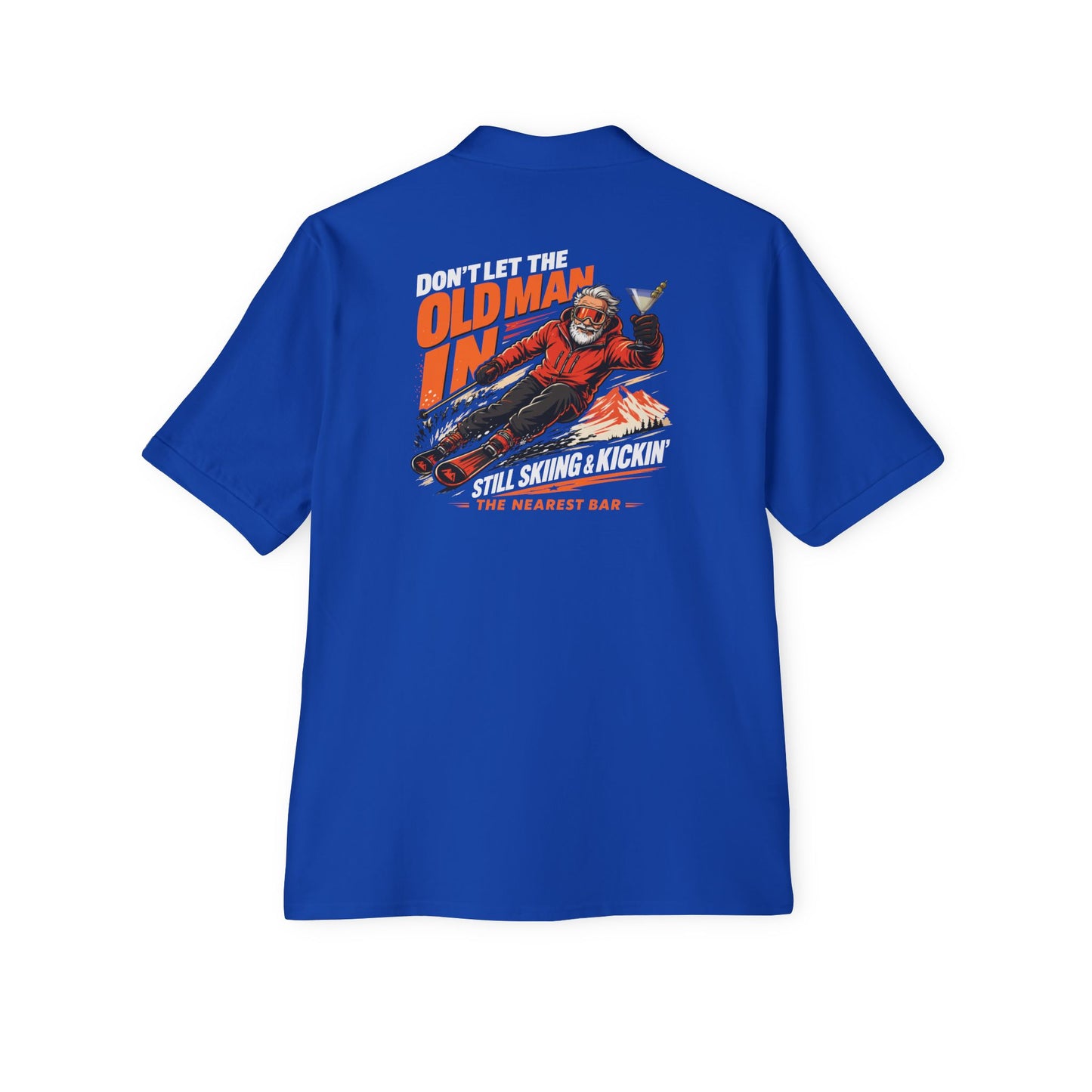 Old Man Skiing Après Polo Shirt – Martini Edition