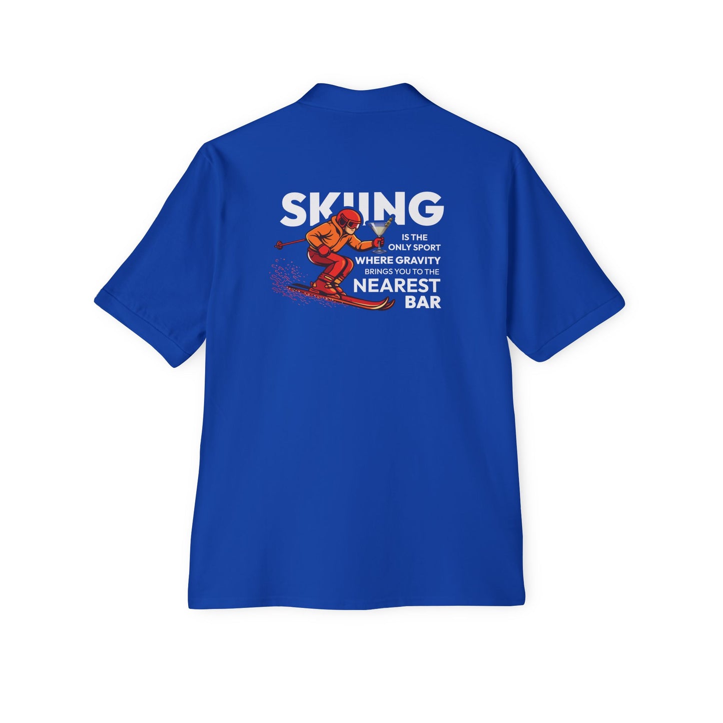Skiing Nearest Bar Polo Shirt
