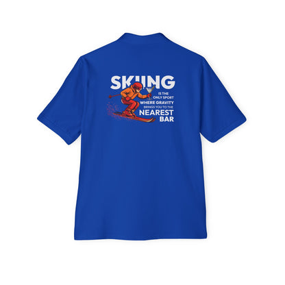 Skiing Nearest Bar Polo Shirt