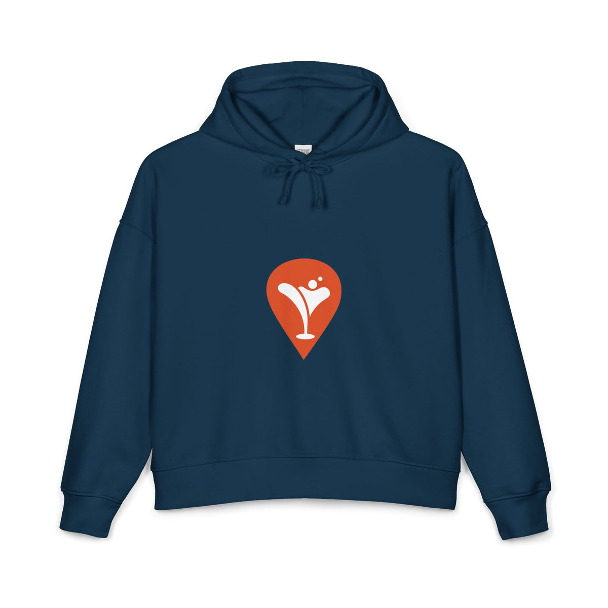 Wind & Sailing Women's Hoodie in French Navy, front