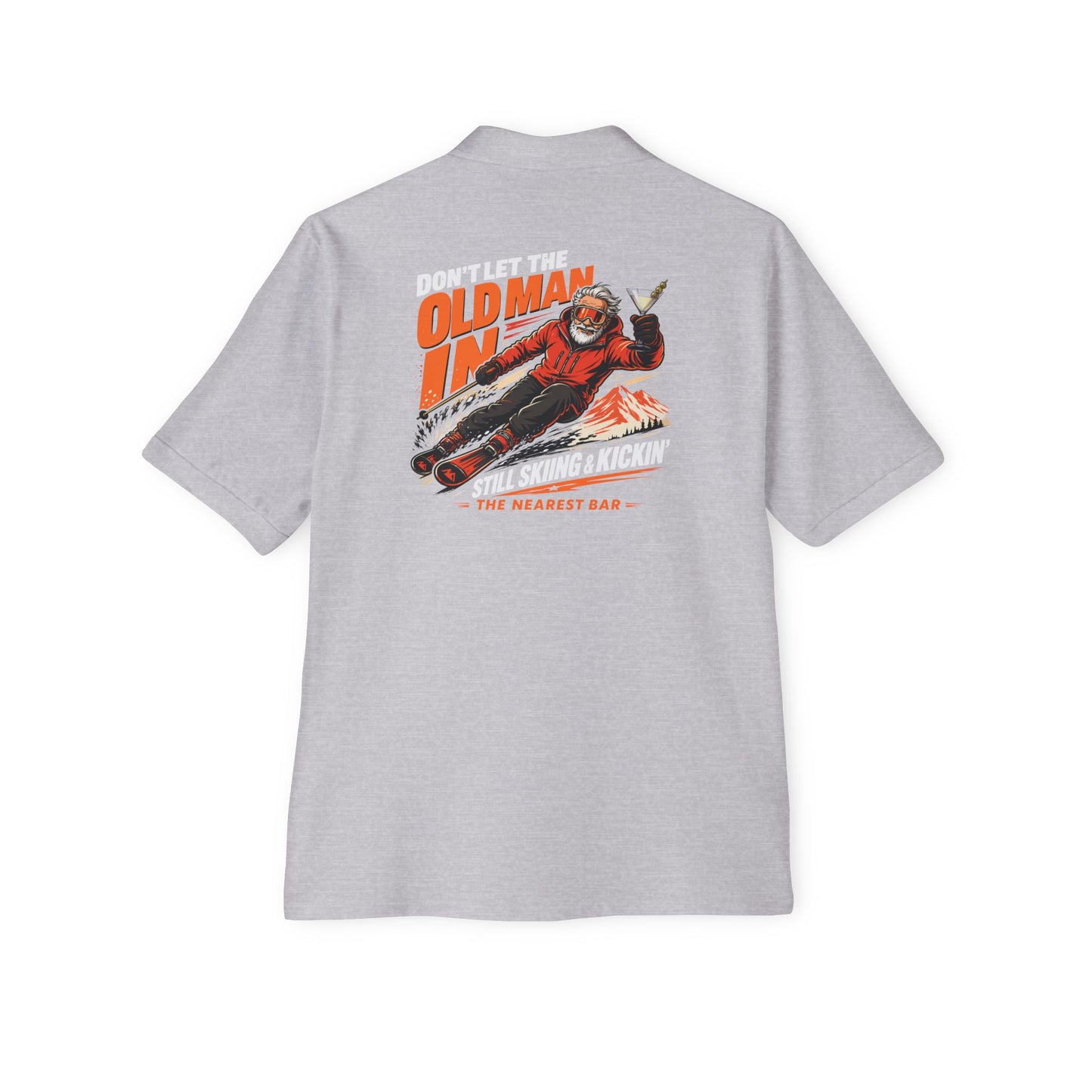 Old Man Skiing Après Polo Shirt – Martini Edition