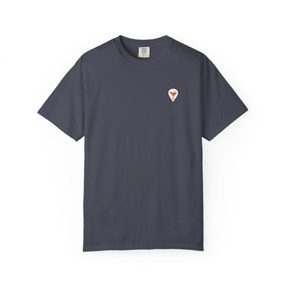 Wind & Sailing T-Shirt in Navy, front with Nearest Bar chest logo