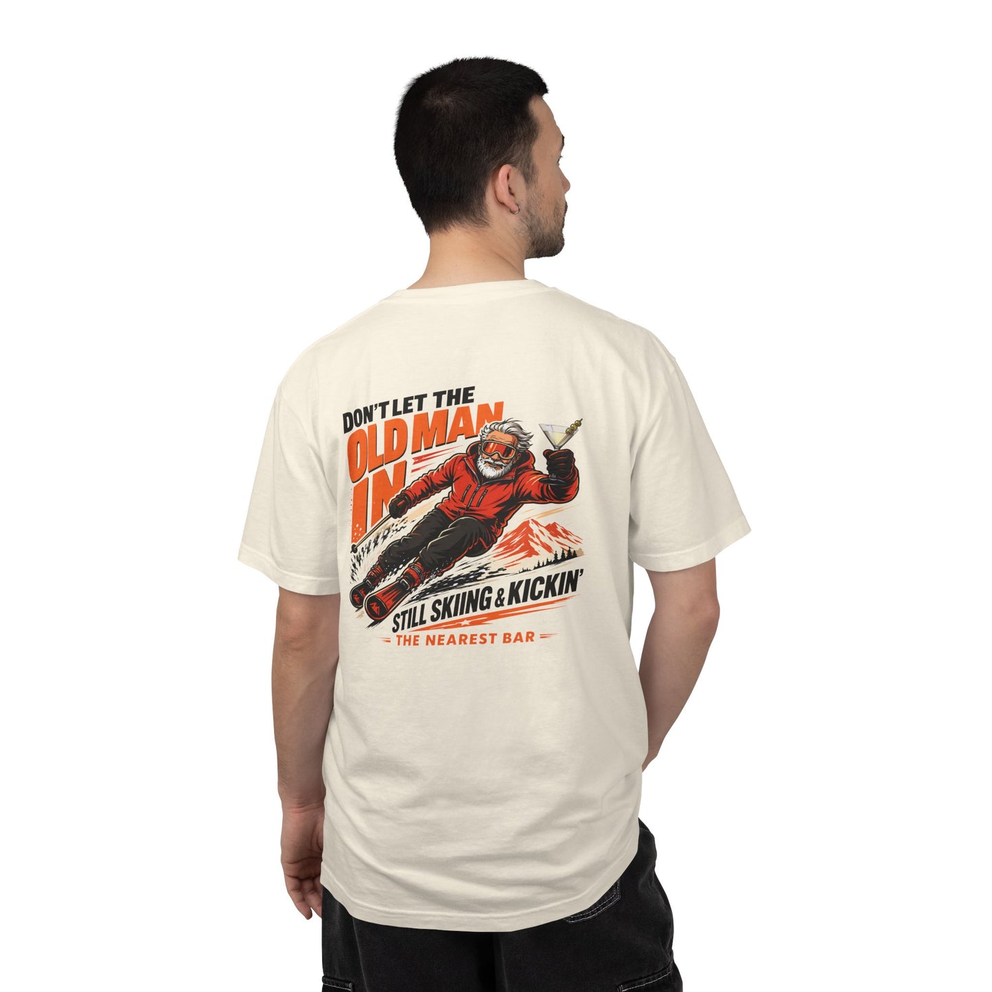 Old Man Skiing Après T-Shirt – Martini Edition