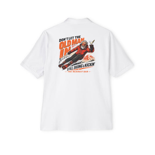 Old Man Skiing Après Polo Shirt – Martini Edition
