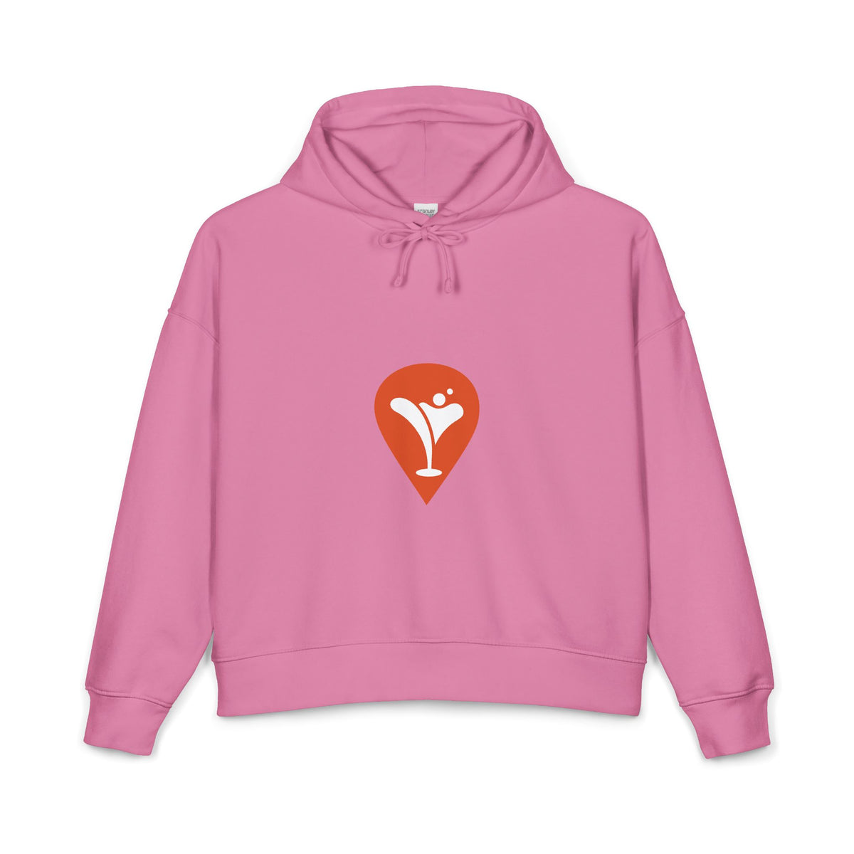 Golf Is the Only Sport Women's Hoodie in Bubble Pink, back