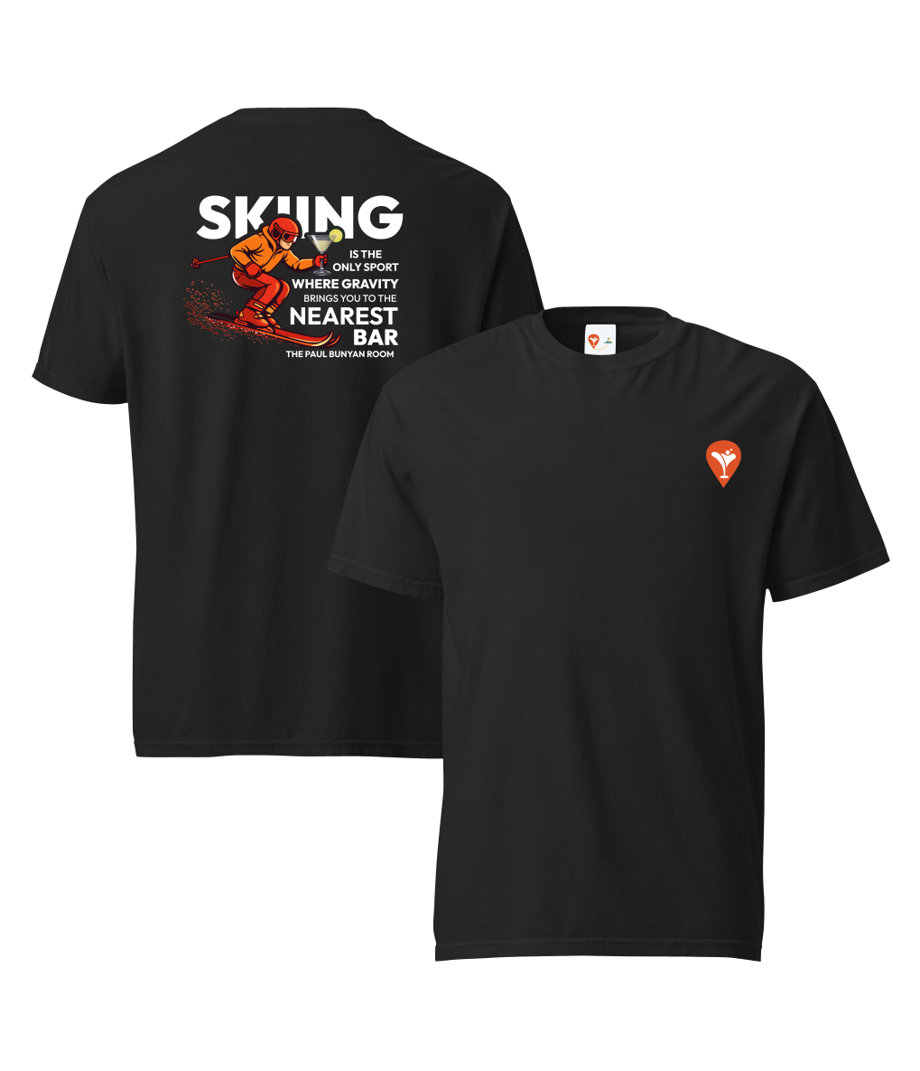 Black Nearest Bar Heavyweight T-Shirt — Bar Culture Apparel USA